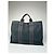 Vintage Hermès Canvas Tote Bag Schwarz Grau - Ansicht 8