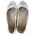 Sapatilhas Tory Burch em couro bege - vista 3