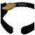Timeless Chanel Fascia per Capelli in Velluto Nero Vintage con Camelia - vista 2