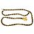 Timeless Chanel Vintage 93A Gold Metal Chain 4 Leaf Clover Necklace or Belt Golden