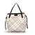 Burberry Mega Check Buckleigh Canvas Tote Bag Grau