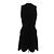 Alaïa Abito corto nero con scollo a V - vista 2