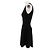 Alaïa Abito corto nero con scollo a V - vista 4