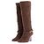 Ganni Botas "Chicory Coffee" marrones de cuero Castaño