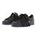Adidas Baskets "Superstar" noir à franges en cuir