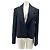 Autre Marque Blazer negro con flecos de lana