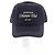 Autre Marque Cappellino BOUGUESSA in cotone blu navy