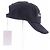 Autre Marque Cappellino BOUGUESSA in cotone blu navy - vista 3