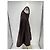 Autre Marque Vestido largo de algodón marrón Damson Madder Castaño - vista 4