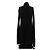 Abito nero a collo alto Rick Owens - vista 2