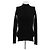 Maglione a collo alto nero Rick Owens