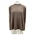 Autre Marque Brauner Pullover mit Schulterpolstern  - Ansicht 1