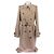 Gabardina Burberry beige de algodón