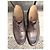 Autre Marque Derbies Donalson in pelle marrone scuro - vista 3