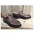 Autre Marque Derbies Donalson in pelle marrone scuro - vista 4