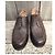 Autre Marque Derbies Donalson in pelle marrone scuro - vista 5