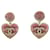 Orecchini a clip oro e rosa Chanel D'oro