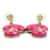 Orecchini a clip oro e rosa Chanel D'oro - vista 6