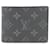 Billetera Slender Monogram Eclipse de Louis Vuitton Negro Monograma Lienzo