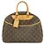 Borsa a mano Bowling Vanity Monogram Louis Vuitton M47270 Marrone