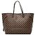 Borsa tote Louis Vuitton Damier Neverfull GM Marrone