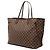 Borsa tote Louis Vuitton Damier Neverfull GM Marrone - vista 2