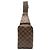 Borsa a Tracolla Damier Geronimos di Louis Vuitton Marrone
