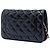 Wallet On Chain Chanel Carteira com Corrente Reissue 2.55 em Couro de Bezerro Envelhecido Preto - vista 2