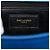 Borsa a tracolla Kate Monogram in suede blu medio con frange di Saint Laurent - vista 5