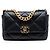 Chanel Nero Medio In Pelle Di Agnello 19 Flap