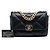 Chanel Nero Medio In Pelle Di Agnello 19 Flap - vista 8