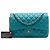 Chanel Blu Jumbo Classico in Pelle di Agnello a Doppio Faldone - vista 8
