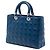 Dior Blau Große Lammleder Cannage Lady Dior - Ansicht 2