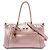 Borsa Bella in pelle di vitello metalizzata rosa Gucci
