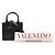 Valentino Mini Tote in Pelle Nera VLogo Nero - vista 7