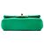 Chanel Verde Extra Mini Rectangular Clásico Satén Solapa Simple - vista 3