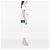 Chanel Verde Extra Mini Rectangular Clásico Satén Solapa Simple - vista 7