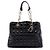 Dior Negro Gran Tote de Compras Lady Dior Soft en Cuero Patente Cannage