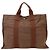 Borsa Tote Herline MM di Hermès Marrone - vista 2