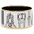 Bracciale in smalto TGM Cloisonné Hermès Bianco D'oro