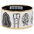 Bracciale in smalto TGM Cloisonné Hermès Bianco D'oro - vista 3