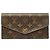 Portafoglio Lungo Sarah Monogramma Louis Vuitton Marrone Fuschia