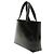 Borsa tote in pelle nera con logo Prada Nero - vista 2