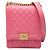 Borsa a Spalla Chanel Boy Chain Rosa