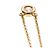 Elsa Peretti Tiffany & Co Collana Pendente in Oro Rosa Tiffany Diamonds by the Yard D'oro - vista 6