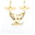 Bracciale Charm Monogram Louis Vuitton D'oro - vista 17