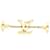 Bracciale Charm Monogram Louis Vuitton D'oro - vista 6
