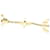 Bracciale Charm Monogram Louis Vuitton D'oro - vista 8