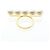Anello Signature Balance Tasaki R4398 D'oro - vista 11