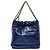 Borsa a spalla in pelle blu navy Chanel - vista 2